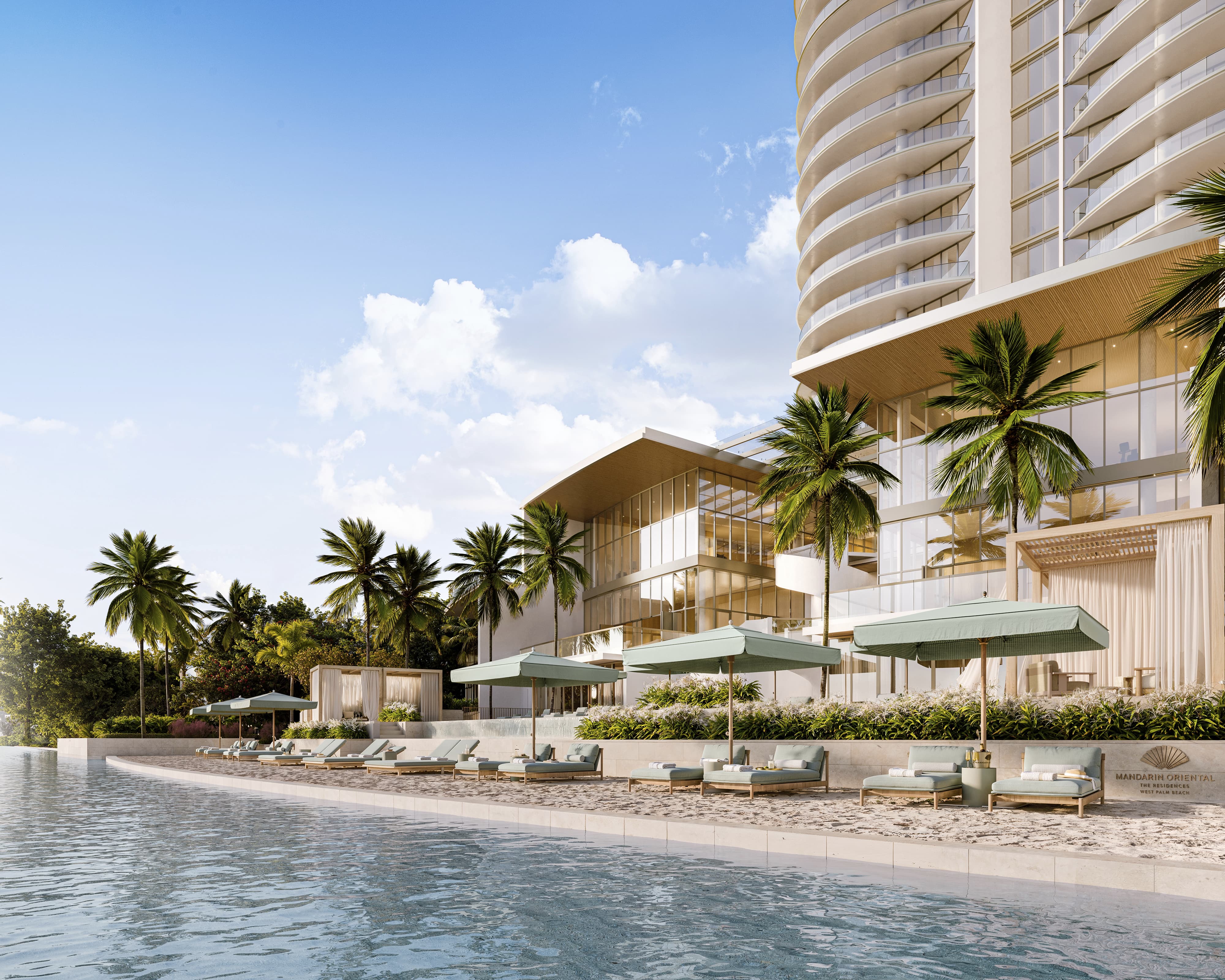Mandarin Oriental Residences West Palm Beach beachfront view